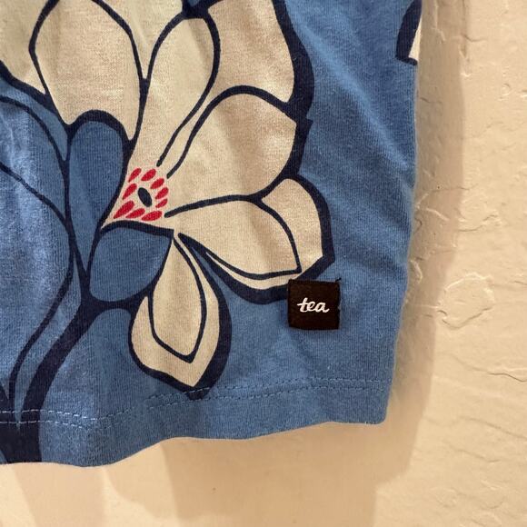 Tea Collection Blue & Pink Magnolia Dress - Picture 7 of 9